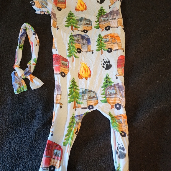 Ready Set Romper camping 6-12 months - Picture 2 of 3